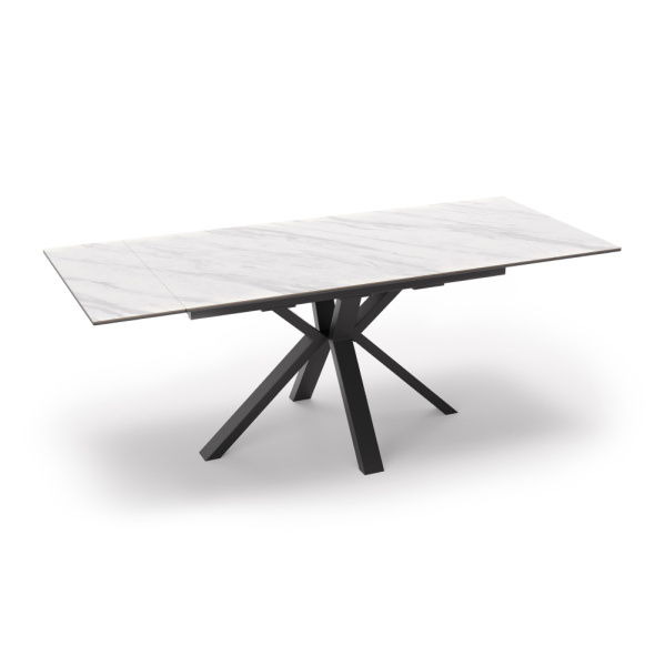 Стол AXEL 140 Bianco Silver Ceramic, BK AXEL 140